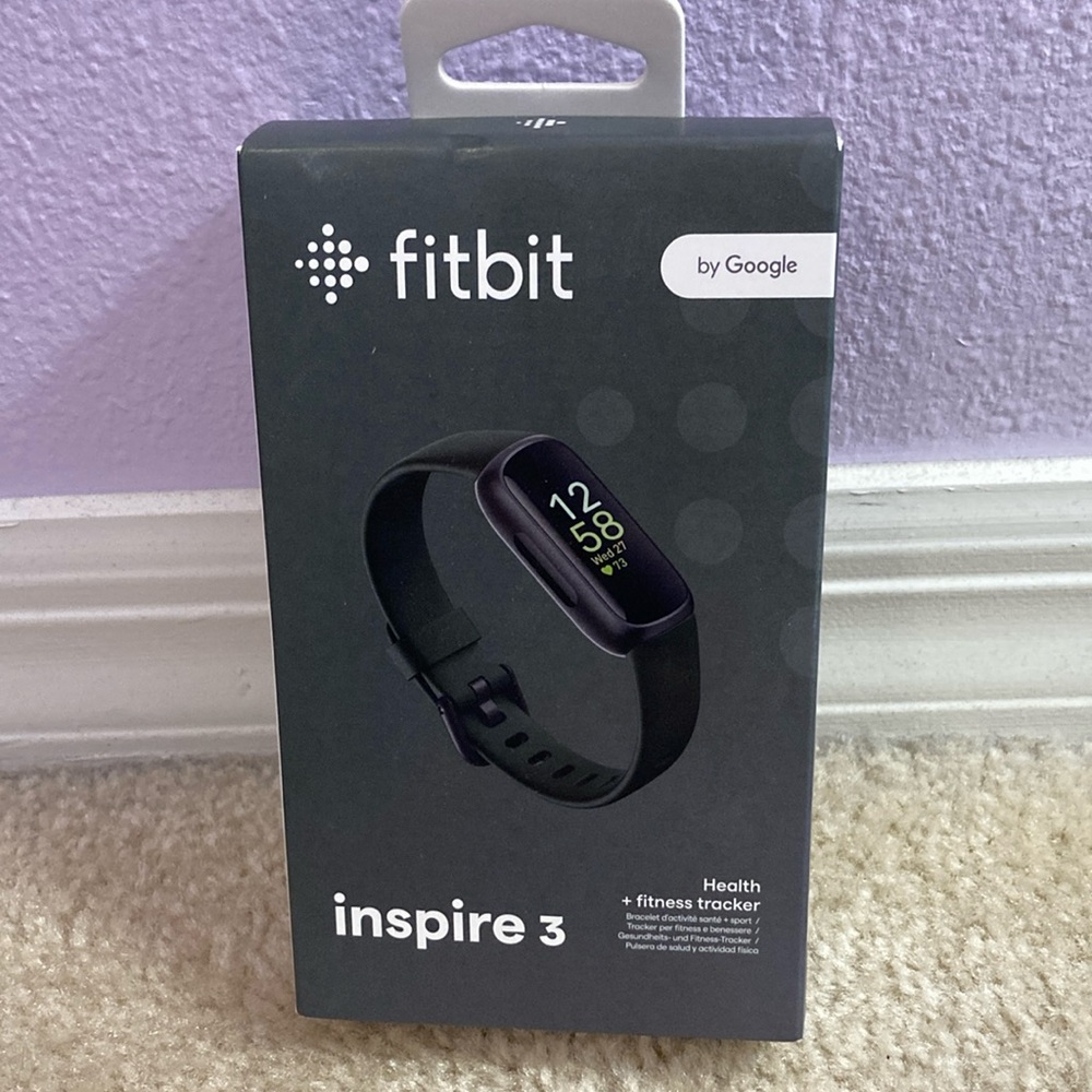 Fitbit Inspire 3 Fitness Tracker - Midnight Black New in box